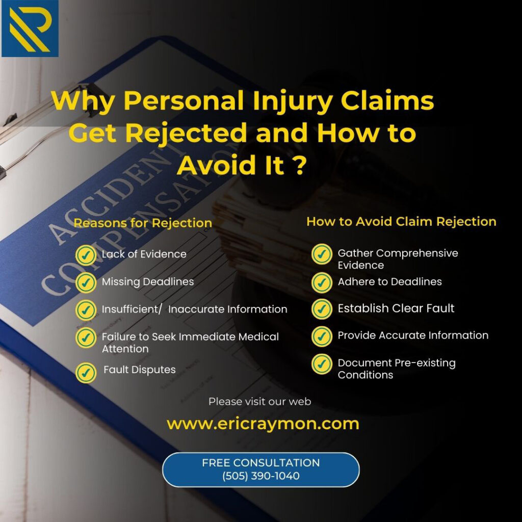 Why Personal Injury Claims Get Rejected and How to Avoid It