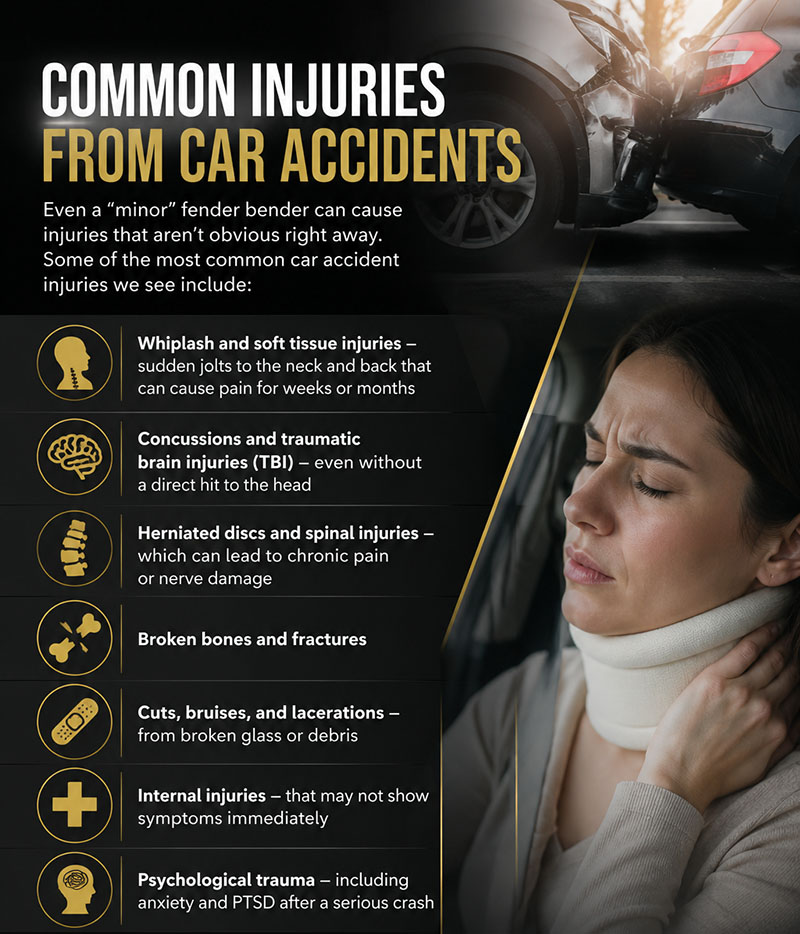 Common Injuries From Car Accidents