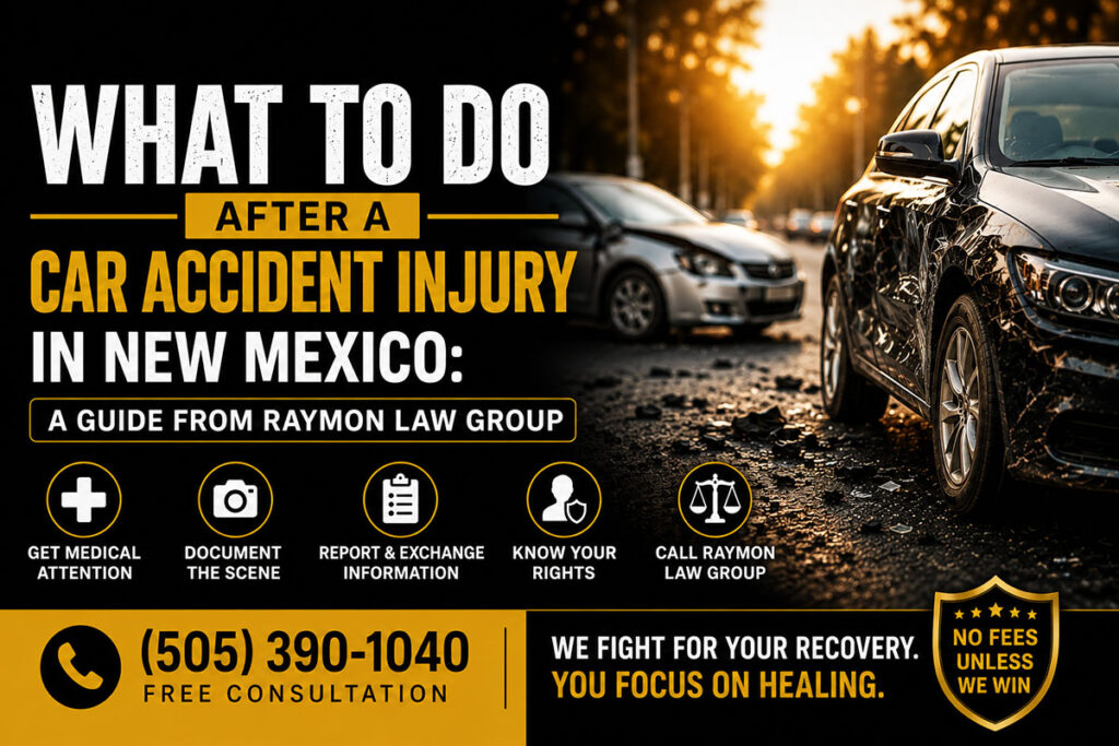 What to Do After a Car Accident Injury in New Mexico